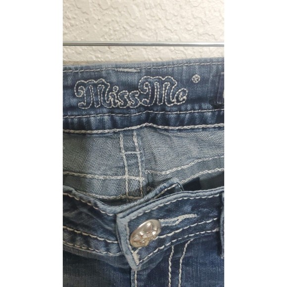 Womens Miss Me Jeans Style Med Blue Sz 26 - Picture 2 of 6
